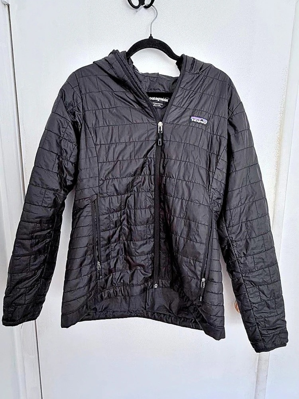 Patagonia Nano Puff Hoody Quilted Jacket Black Large